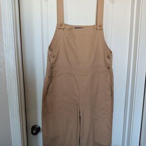 United by Blue cotton twill overalls khaki size L